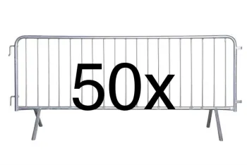 Crowd Control Barrier Set 50 pieces