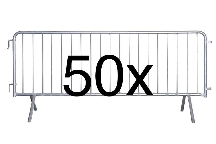 Crowd Control Barrier Set 50 pieces