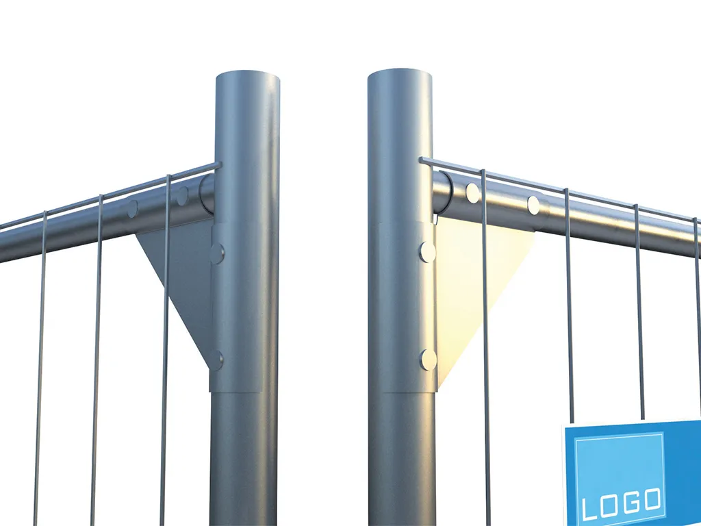 Mobile Construction Fence Reinforced