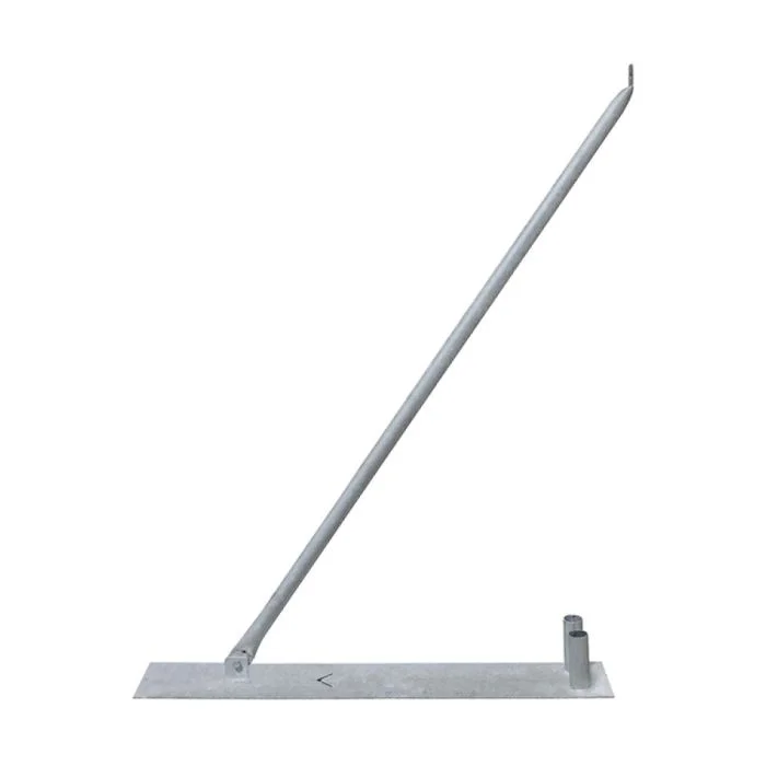 Mobilzaun Sturmstrebe mit Aufnahme