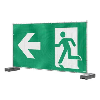 Banner for Mobile Construction Fence - Escape Route left/right